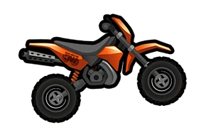 Motocross orange